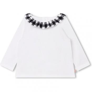 Carrément Beau T‑shirt Blanc Femme 12M Col Fantaisie