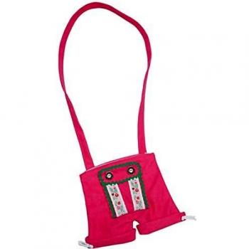 Oktoberfest Accessoire Tasche Seppelhose pink