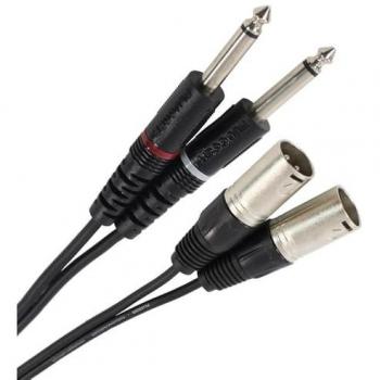 Câble Bretelle XLR 3b à Jack Mono 0.60m