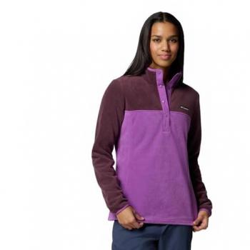 Columbia Benton Springs II Razzle Half Zip Fleece Moonview XL Female