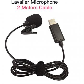Plug & Play USB Lavalier Mic for PC and Laptop Recording