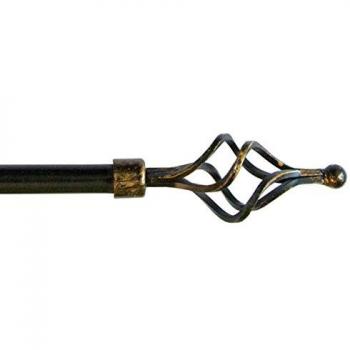 Asta Scorritenda Ferro Estendibile 120-210 Vortice Oro