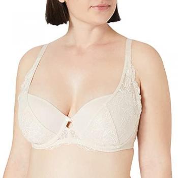 Beige Amourette Charm Padded Bra by Triumph