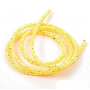 6mm Resin Glitter Rhinestone Trimming Rope in Multiple Colors for Weddings