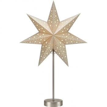 Stella luminosa a colonna Mathilda oro a batteria