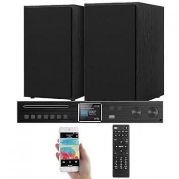 Tuner Audio Hi-Fi IRS‑715 équipé de Haut-Parleurs Stéréo Passifs