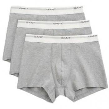 Trio de boxers coton gris XXL