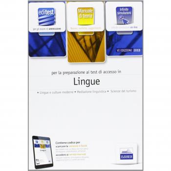 EdiTEST 10. Manuale. Lingue. Per la preparazione ai test di ammissione. Con espansione online