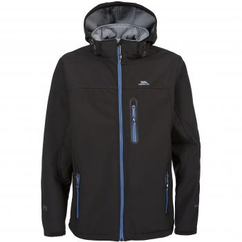 Trespass Hebron Softhsell TP75 Chaqueta Hombre Negro