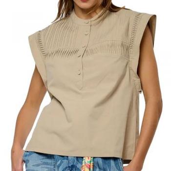 Chemise EDDA Manches Courtes Kaki