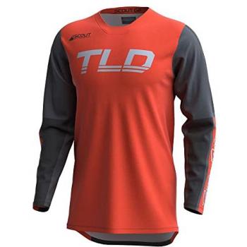 Troy Lee Designs Scout GP Recon – Motocross Gris-Orange, Taille M