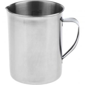 Jarra de medición para cocina de acero inoxidable 0,5/1 litro