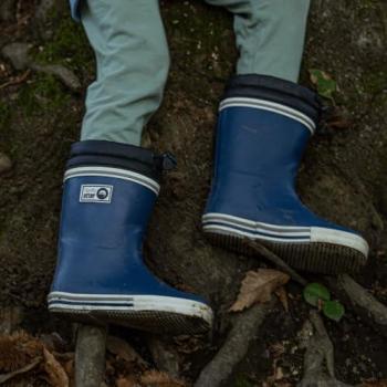 Spotty Otter Forest Leader Kids Fleece Lined Wellies