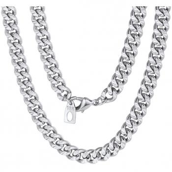 Collier 7MM Maille Gourmette en Acier INOX 316L