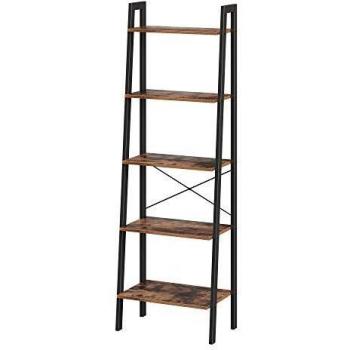 VASAGLE Regal im Industrie-Design, 5 Ablagen