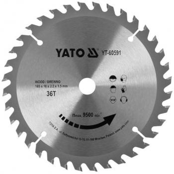 Lama Circolare Yato 165 mm 36 Denti