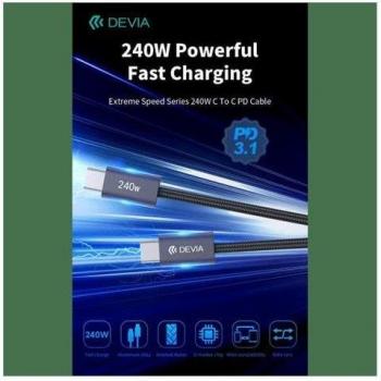 Caricatore Tipo‑C a Tipo‑C 240 W Super Rapido (DEEC652721)