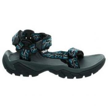 TEVA Sandalo Trekking Terra Fi 5 Turchese/Nero/Bianco