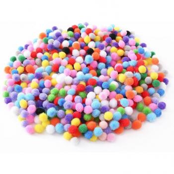 Handgemachte Wollkugeln 100 Stück – 8–30 mm Mischfarben