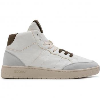 Ecoalf Men's Casual White High-Top Sneakers Size 8 US