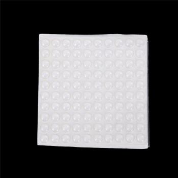Self-Adhesive Clear Silicone Bumpers 100 PCS 8 x 2.5 mm