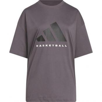 T-shirt Adidas Performance Basketball Gris