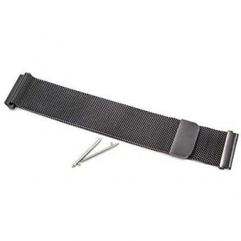 Vector Luna Bracciale Fitness-Tracker in Acciaio Temperato Nero