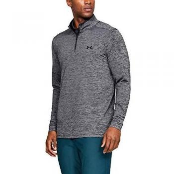 Camiseta Polo Under Armour Playoff 2.0 1/4 Zip, Hombre, Negro