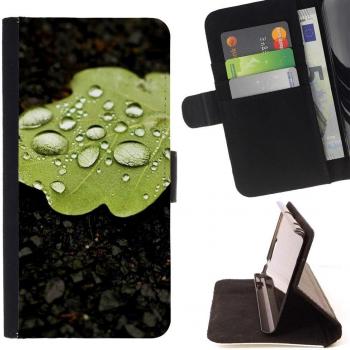 Protector Flip Momo Phone Case – Cuero Autumn Eaf para Samsung Galaxy J3