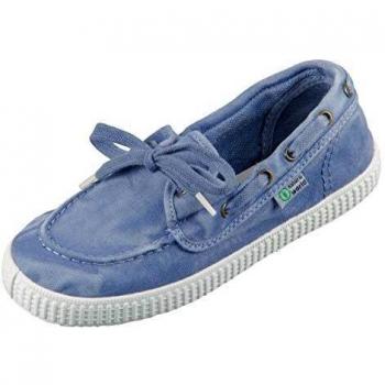 Natural World 72777-90 blau Washed Freizeitschuh Blau (Größe 38)
