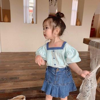 Blusas de verano para niñas de algodón