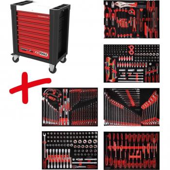 KS Tools Performanceplus Werkstattwagen-Satz P10