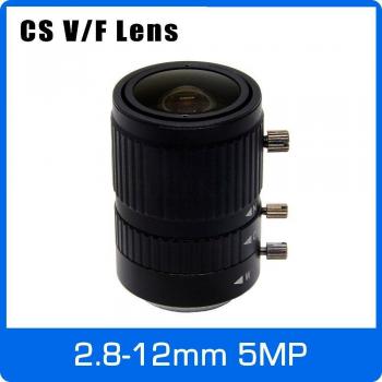 5MP CS Mount Varifocal CCTV Lens 2.8-12mm Manual Iris