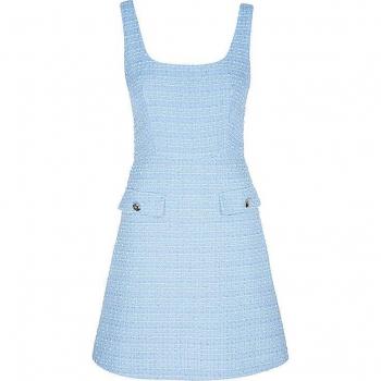 HUGO Minikleid Kilera, hellblau, Damen, Größe 32