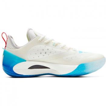 Zapatillas de Baloncesto Peak AW2 para Hombre en Blanco y Azul