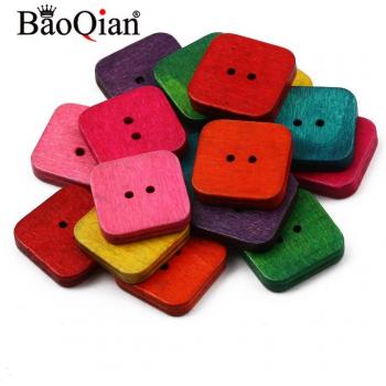 Botones Hechos a Mano de Madera Natural