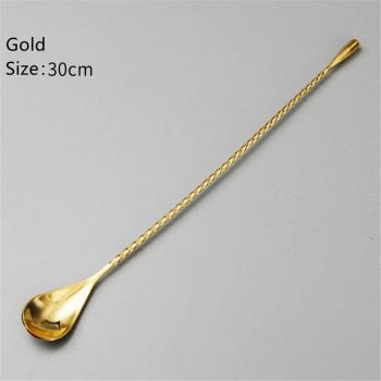 Stainless Steel Long Handle Cocktail Spoons