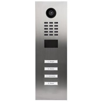 Interphone vidéo DoorBird D2104V V2 Inox avec lecteur RFID