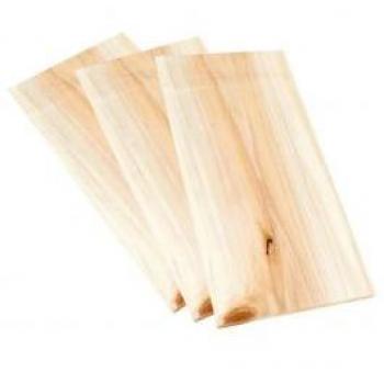 The Bastard Rood Cedar Houtskoolrookplank, 30cm x 3 stuks