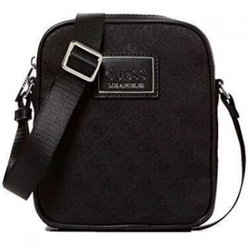 Black Guess Dan Logo Mini Business Card Holder