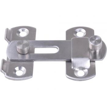 Porte coulissante avec loquet de sécurité en acier inoxydable