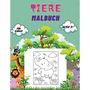 Becker, Torsten: Tiere Malbuch für Kinder Alter 3+