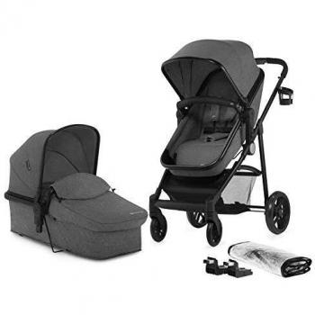 Kinderkraft Juli Fold‑and‑Go Baby Buggy with Rain Cover