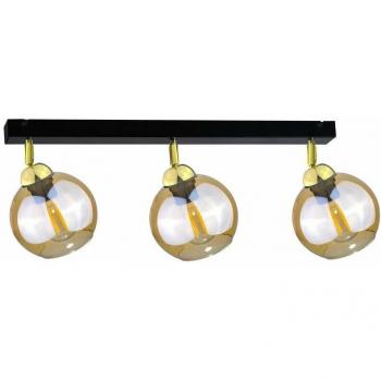 Netlighting Thea 60 cm Gold Spotlight Bar – 3 × E27 Bulbs