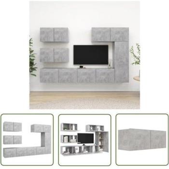 Meuble Hifi et TV en Gris Béton