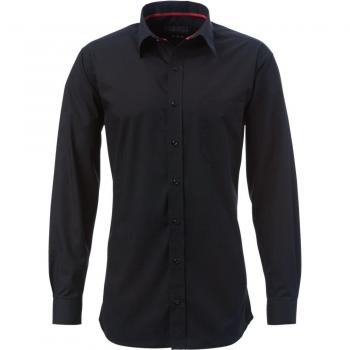 PULSIVA Camicia da uomo nera Dustin 47/48 maniche lunghe
