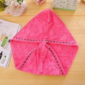 Toalla de cabello absorbente para mujer 25x65cm