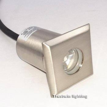 IP65 12V 1W Outdoor Recessed LED Stair Light