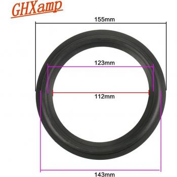 GHXAMP 2 Stück Lautsprecher Gummi Umrandung