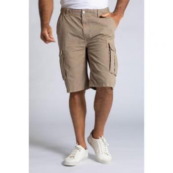 Bermuda cargo taglia 58 marrone uomo cotone gamba dritta